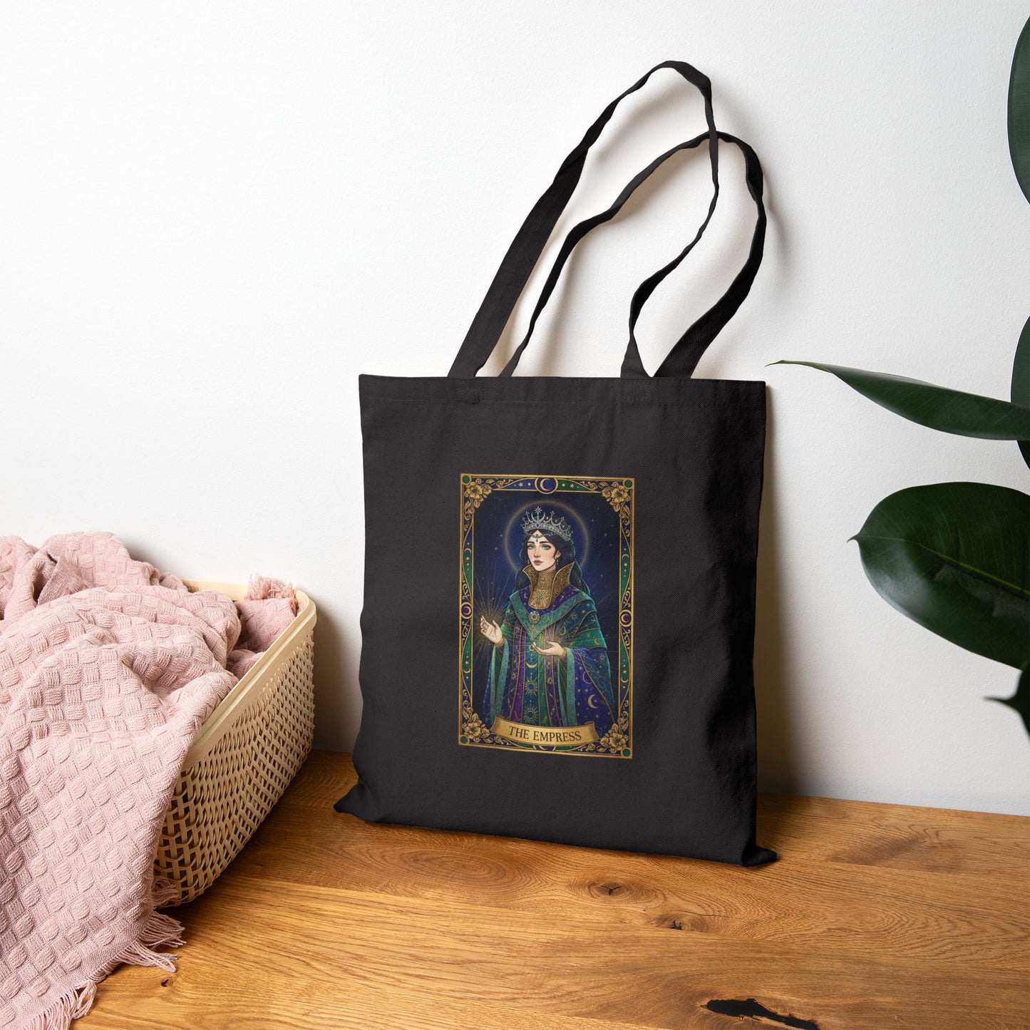Tarot Arcana Illustration Tote | classic tarot style, mystic card art