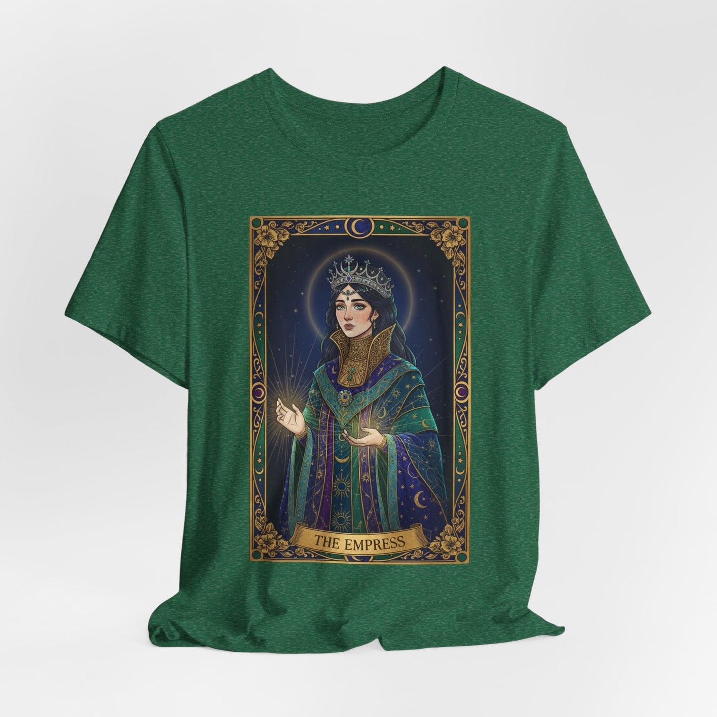 Empress Tarot Card Tee | modern tarot apparel, classic tarot style