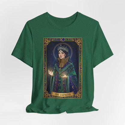 Empress Tarot Card Tee | modern tarot apparel, classic tarot style