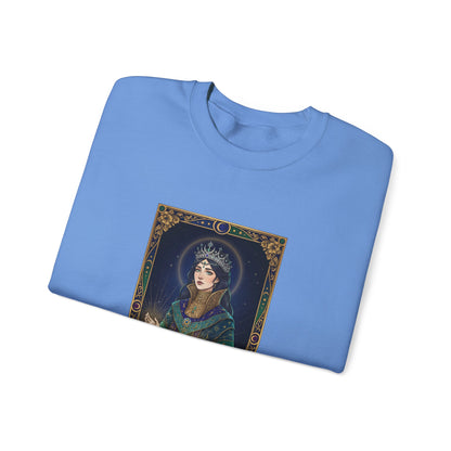 Mystic Empress Tarot Crewneck Sweatshirt | classic tarot style, modern tarot apparel
