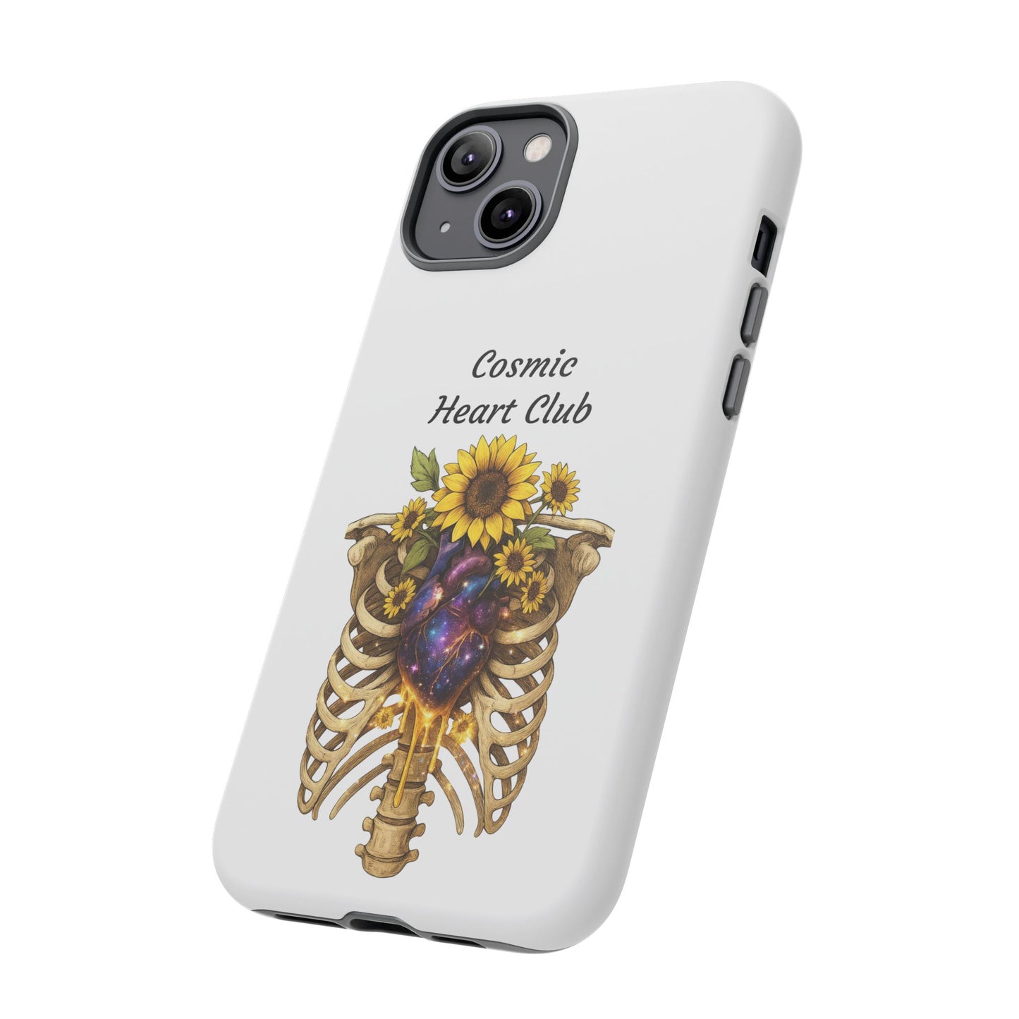 Tough Cases - 'Cosmic Heart Club' Floral Ribcage Phone Case
