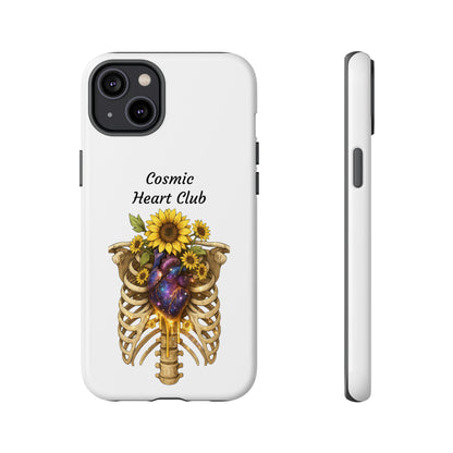 Tough Cases - 'Cosmic Heart Club' Floral Ribcage Phone Case