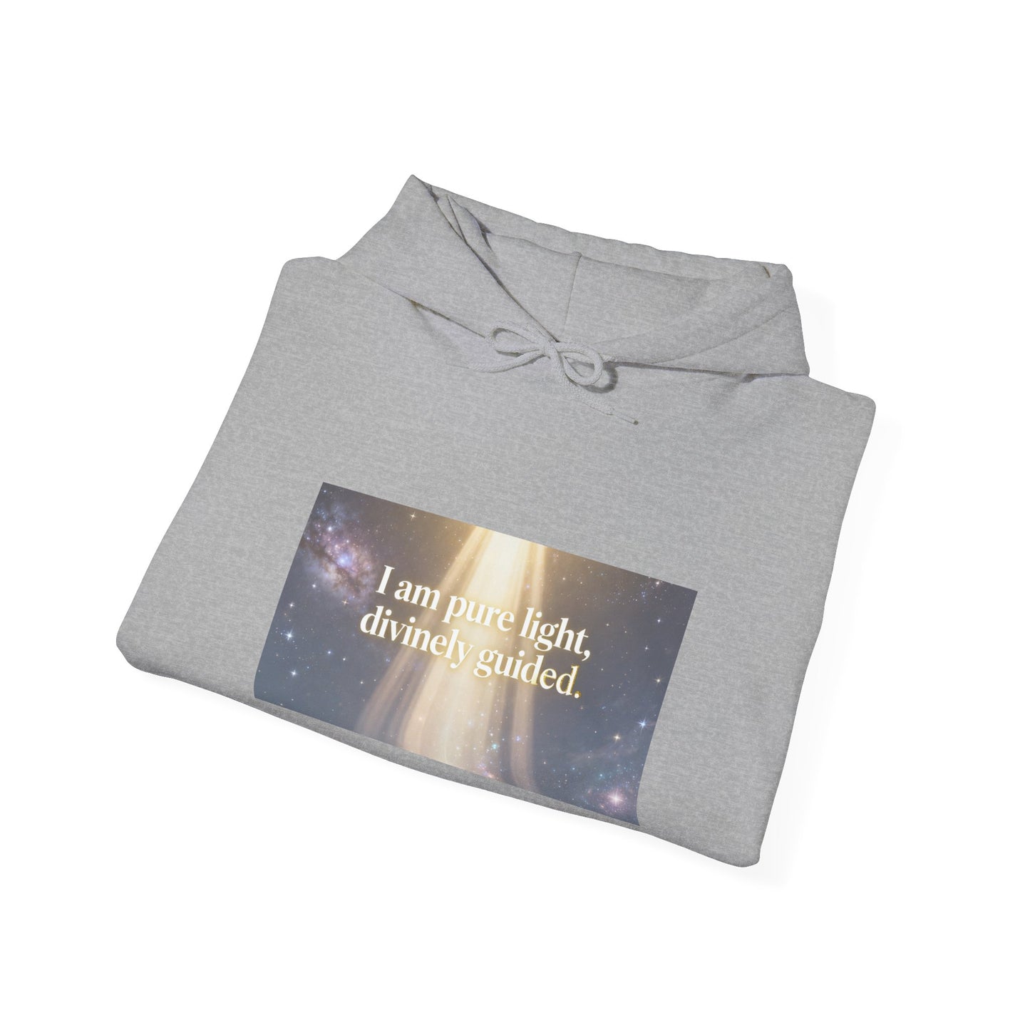 I Am Pure Light Divine Guided | Spiritual Inspirational Graphic Hoodie