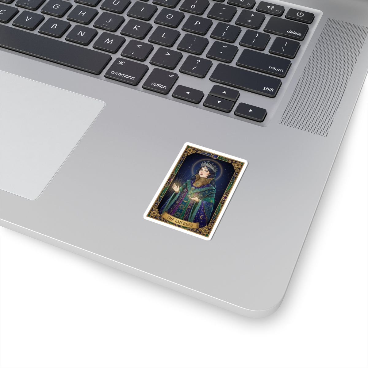 Tarot Empress Illustration Sticker | classic tarot style, arcana art