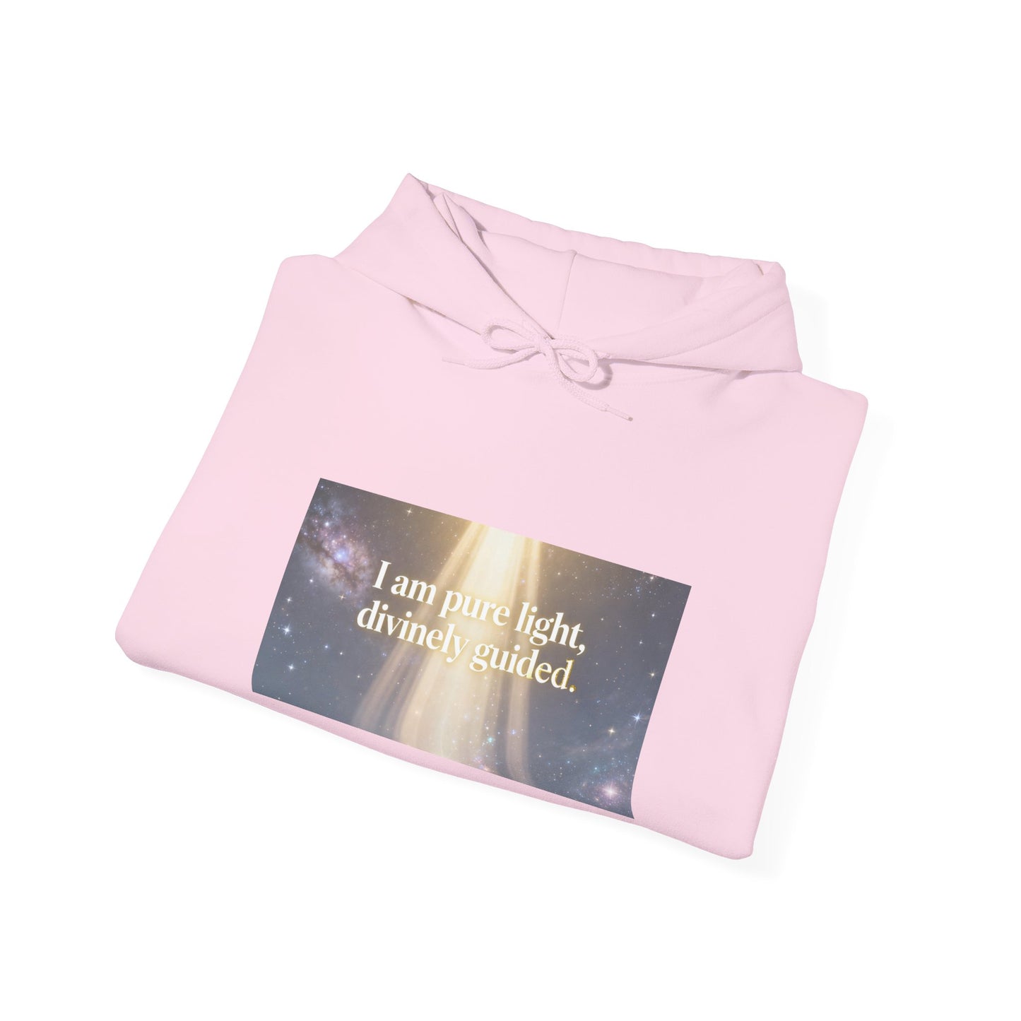 I Am Pure Light Divine Guided | Spiritual Inspirational Graphic Hoodie