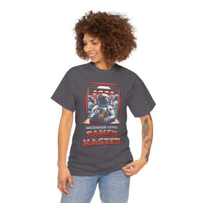 Ramen Master — Astronaut Slurping Ramen Tee ("Ascension level: Ramen Master")