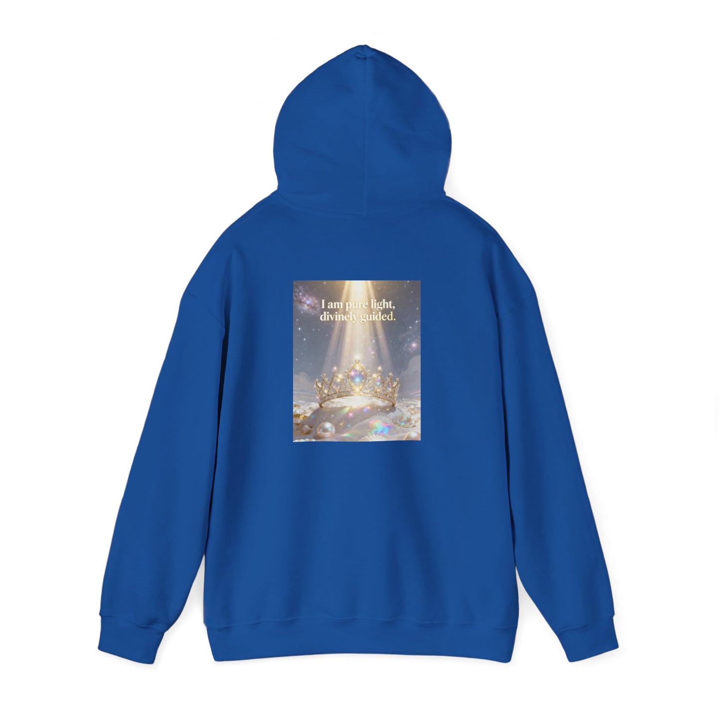 I Am Pure Light Divine Guided | Spiritual Inspirational Graphic Hoodie