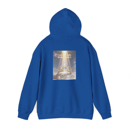 I Am Pure Light Divine Guided | Spiritual Inspirational Graphic Hoodie