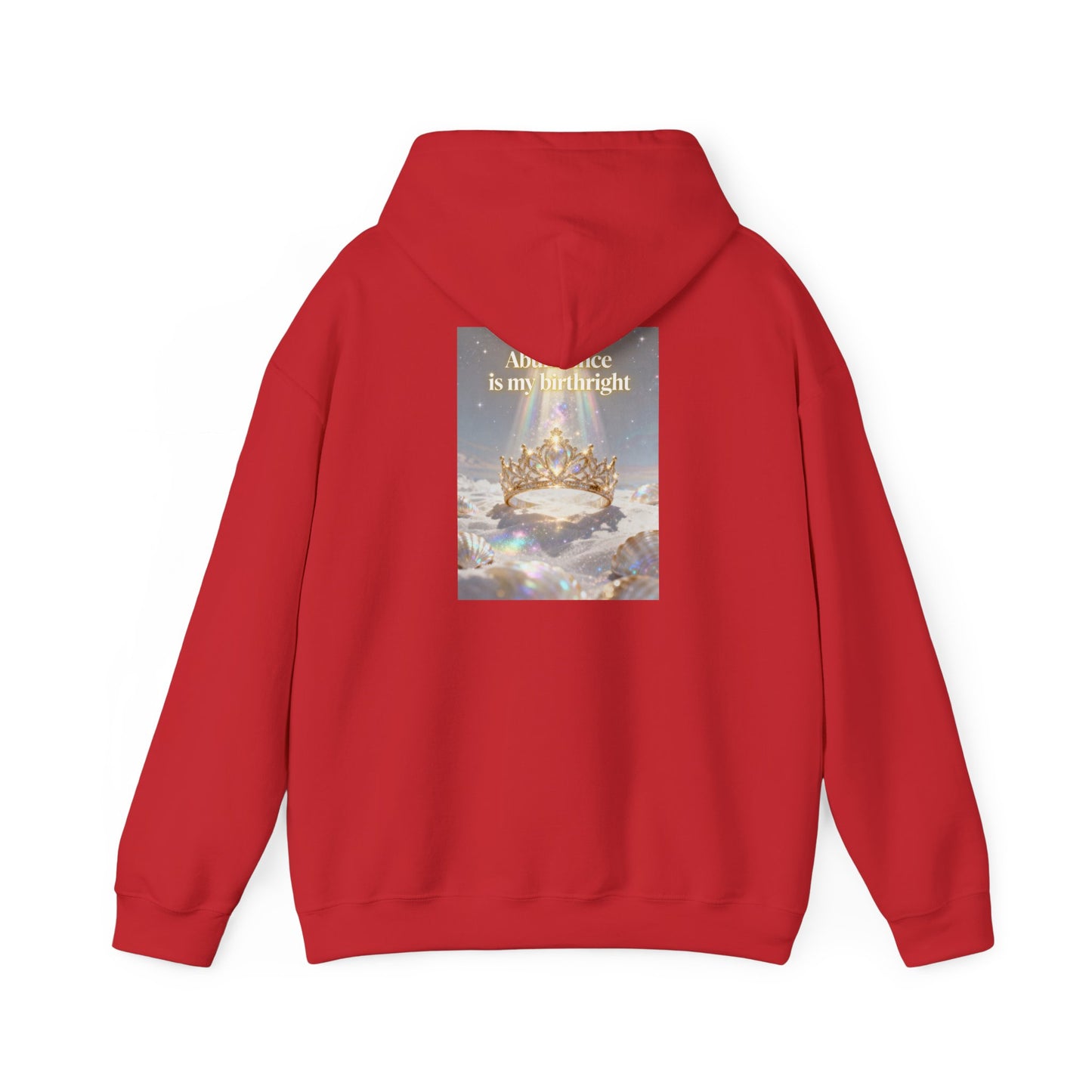 Abundance Is My Birthright Hoodie — Spiritual Affirmation Graphic Hoodie