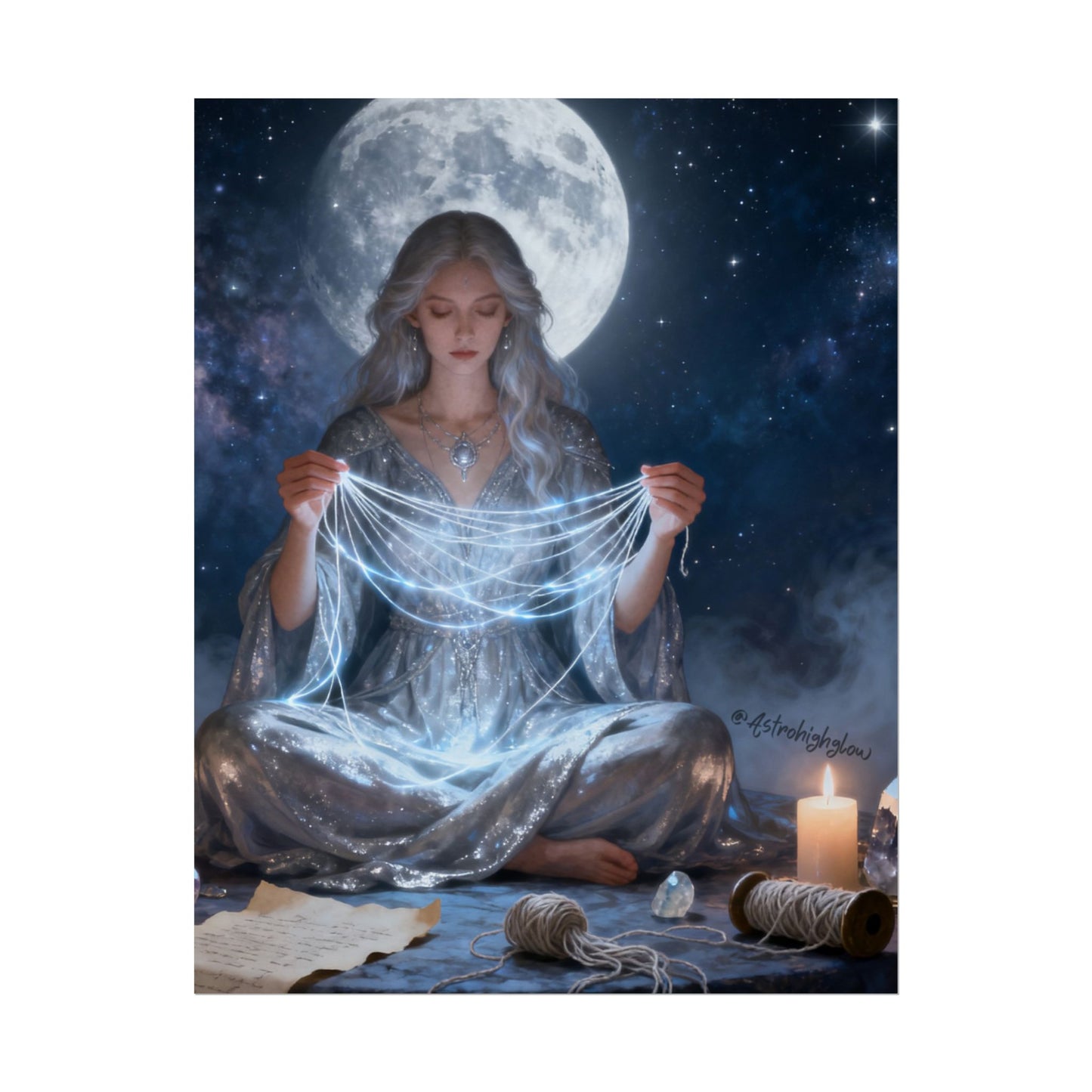 Mystic Moon Weaver Poster