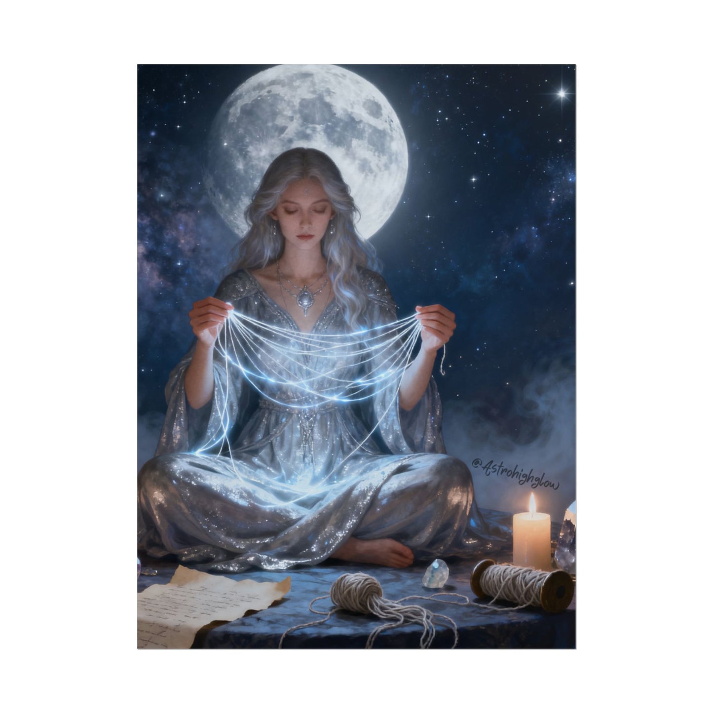 Mystic Moon Weaver Poster