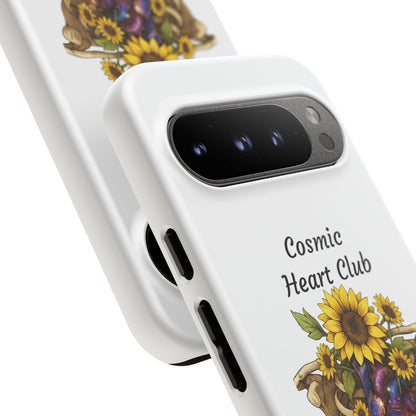 Tough Cases - 'Cosmic Heart Club' Floral Ribcage Phone Case