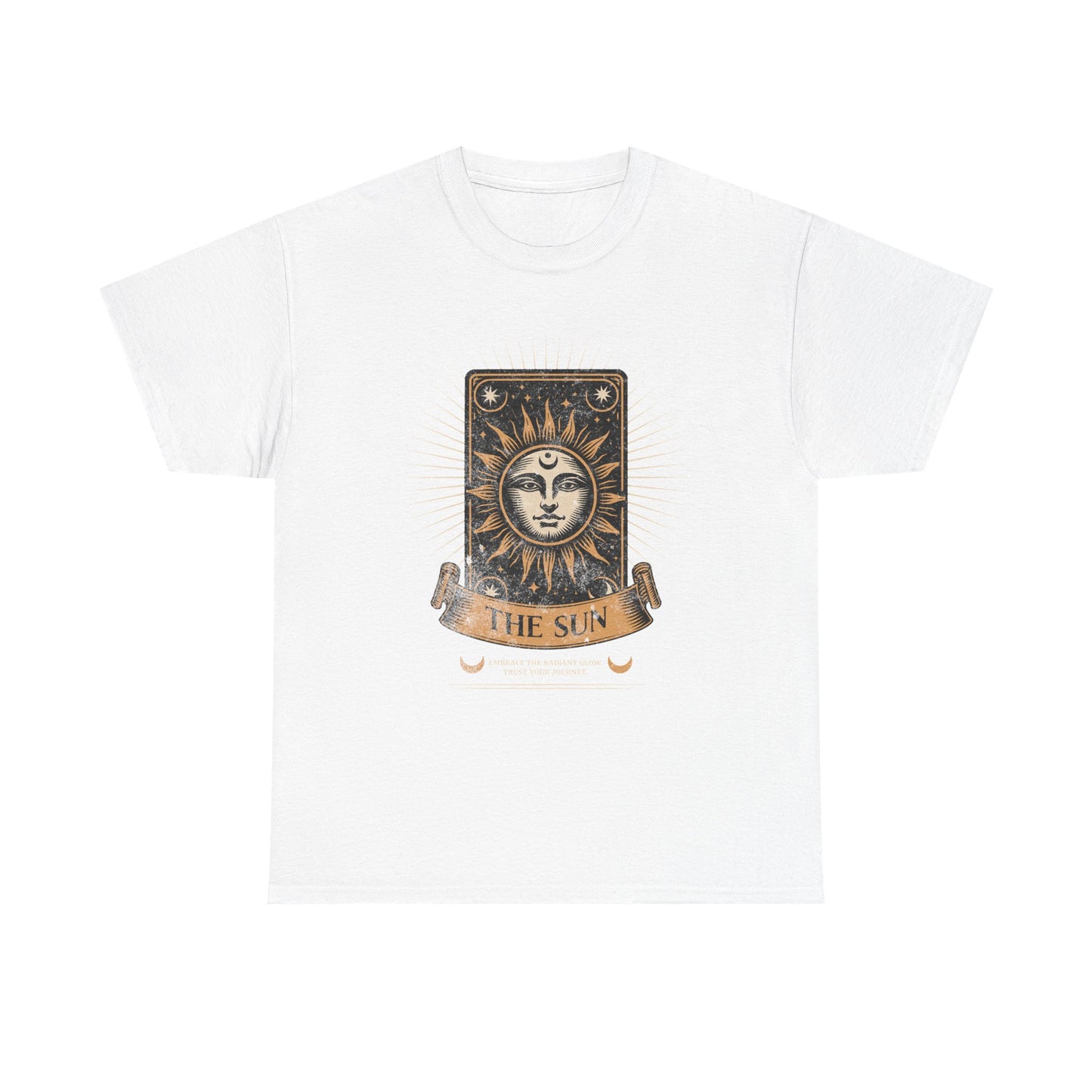 "The Sun" Tarot Tee — Vintage Celestial Sun Card Graphic T-Shirt
