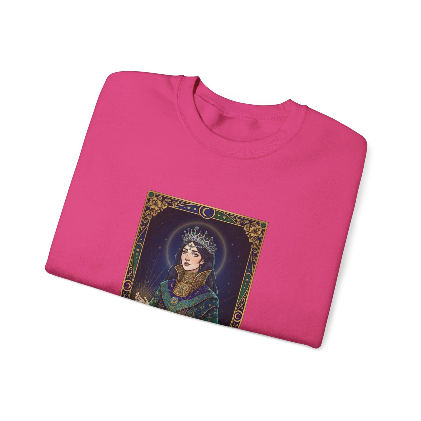 Mystic Empress Tarot Crewneck Sweatshirt | classic tarot style, modern tarot apparel