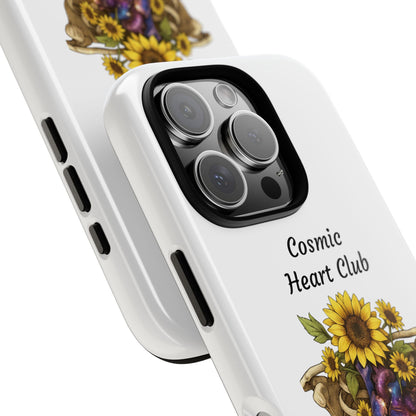Tough Cases - 'Cosmic Heart Club' Floral Ribcage Phone Case