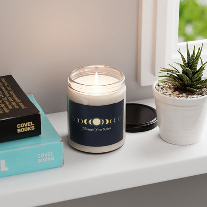 Moon Phase Ritual Soy Candle — "Nurture Your Spirit" (9oz)