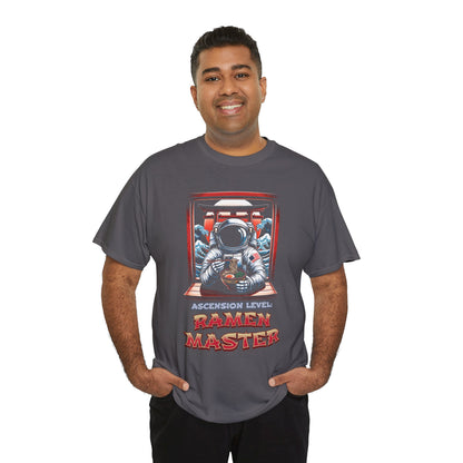 Ramen Master — Astronaut Slurping Ramen Tee ("Ascension level: Ramen Master")