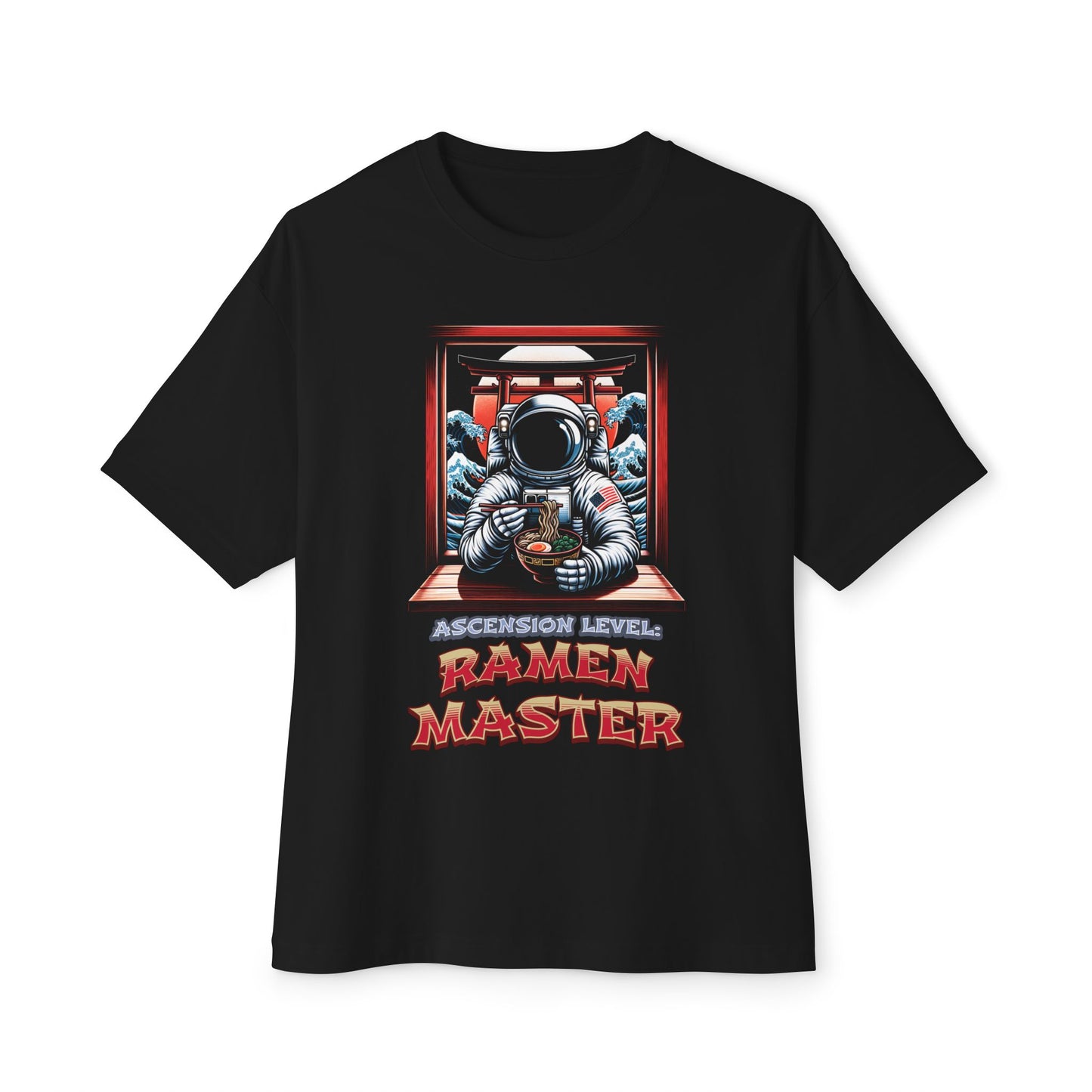 Astronaut Ramen Graphic Tee - "Ascension level: Ramen Master" T‑Shirt