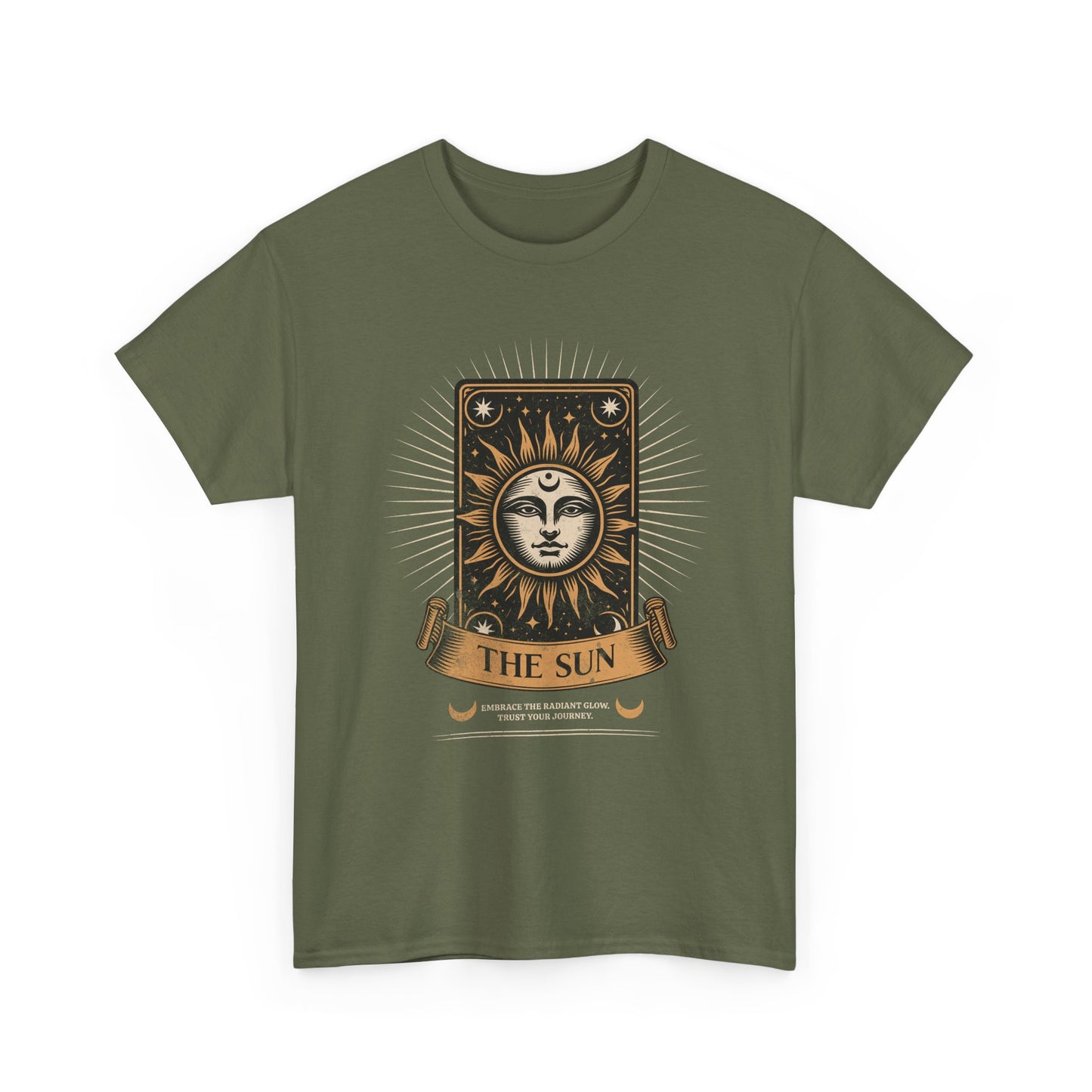 "The Sun" Tarot Tee — Vintage Celestial Sun Card Graphic T-Shirt