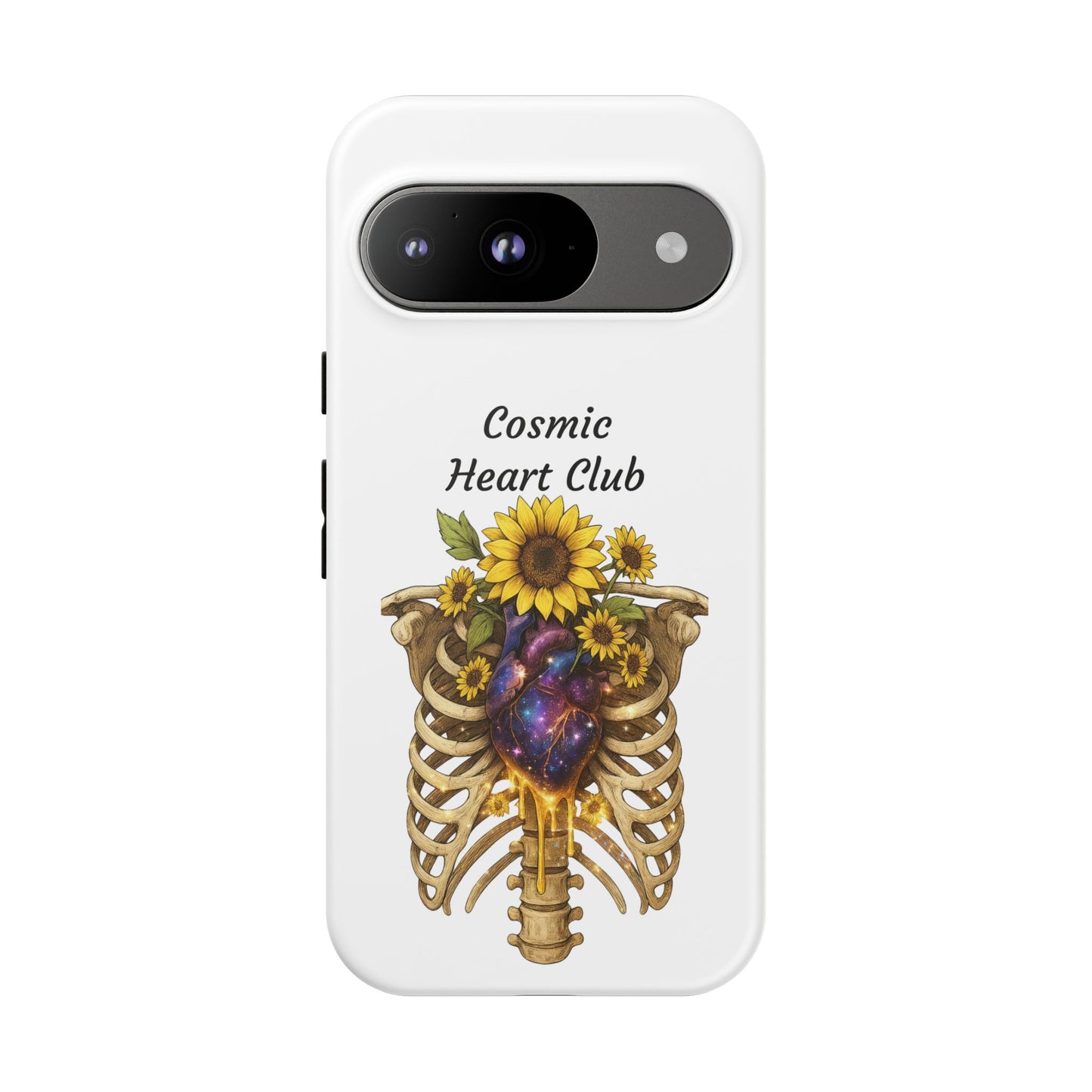 Tough Cases - 'Cosmic Heart Club' Floral Ribcage Phone Case