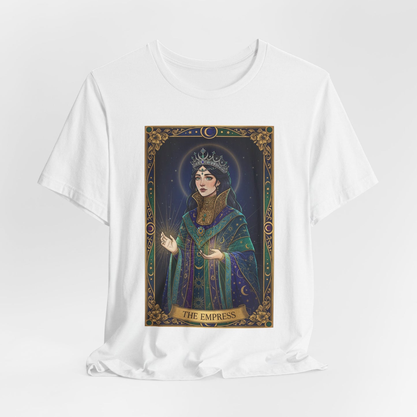 Empress Tarot Card Tee | modern tarot apparel, classic tarot style