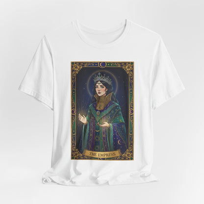 Empress Tarot Card Tee | modern tarot apparel, classic tarot style