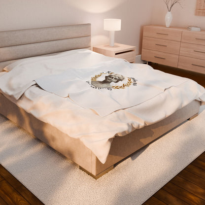 Velveteen Plush Blanket " I am my own Goddess. I am my own legend"