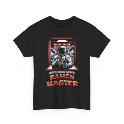 Ramen Master — Astronaut Slurping Ramen Tee ("Ascension level: Ramen Master")
