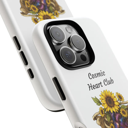 Tough Cases - 'Cosmic Heart Club' Floral Ribcage Phone Case
