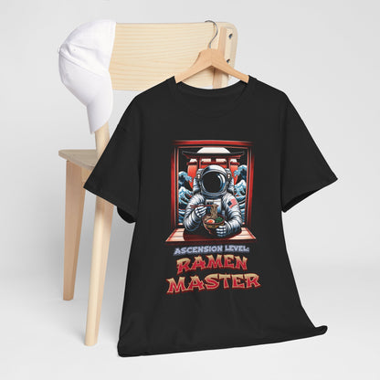 Ramen Master — Astronaut Slurping Ramen Tee ("Ascension level: Ramen Master")