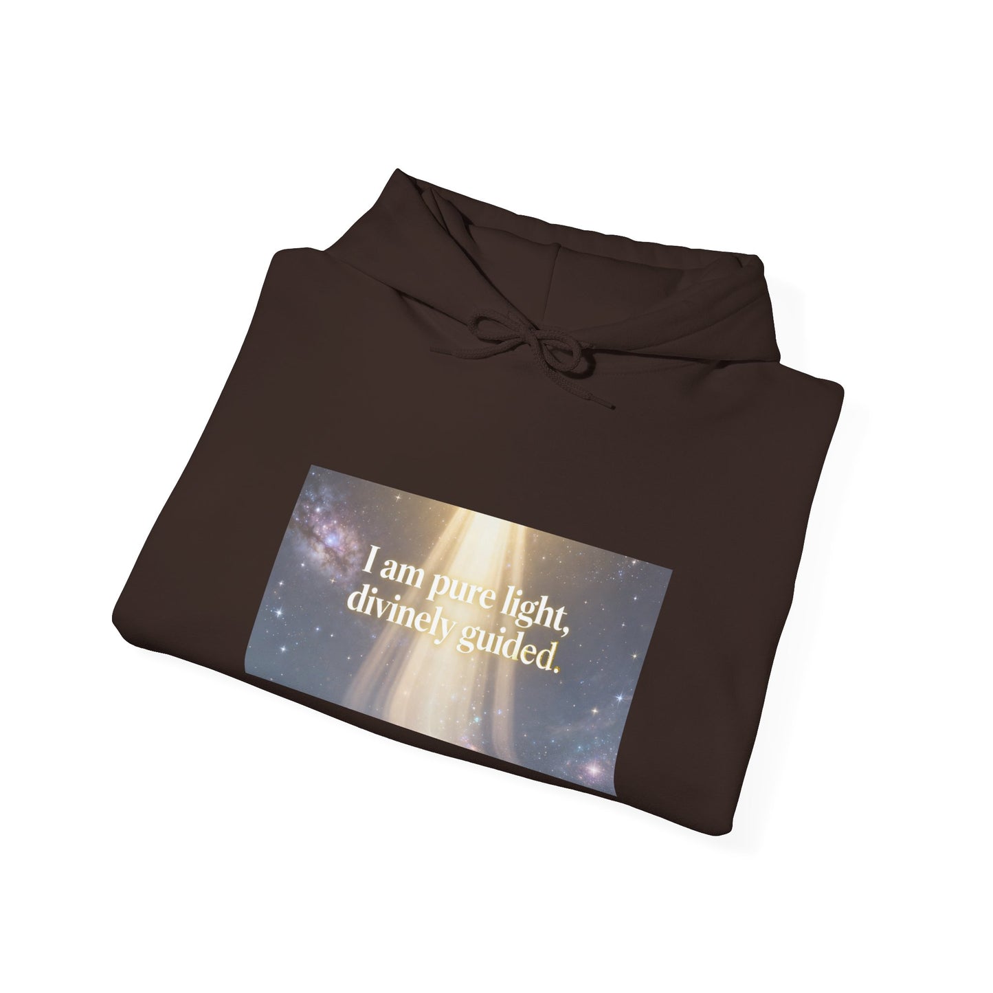 I Am Pure Light Divine Guided | Spiritual Inspirational Graphic Hoodie