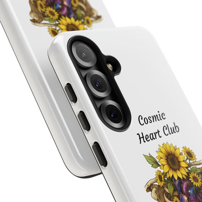Tough Cases - 'Cosmic Heart Club' Floral Ribcage Phone Case