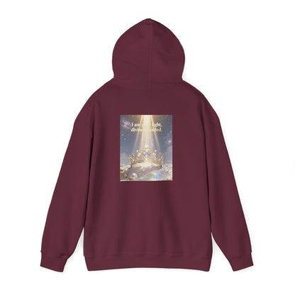 I Am Pure Light Divine Guided | Spiritual Inspirational Graphic Hoodie