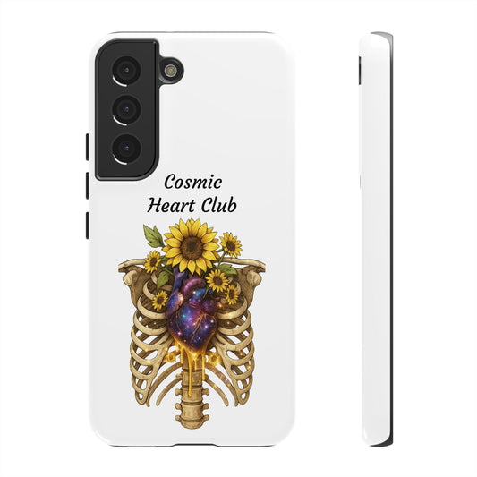 Tough Cases - 'Cosmic Heart Club' Floral Ribcage Phone Case