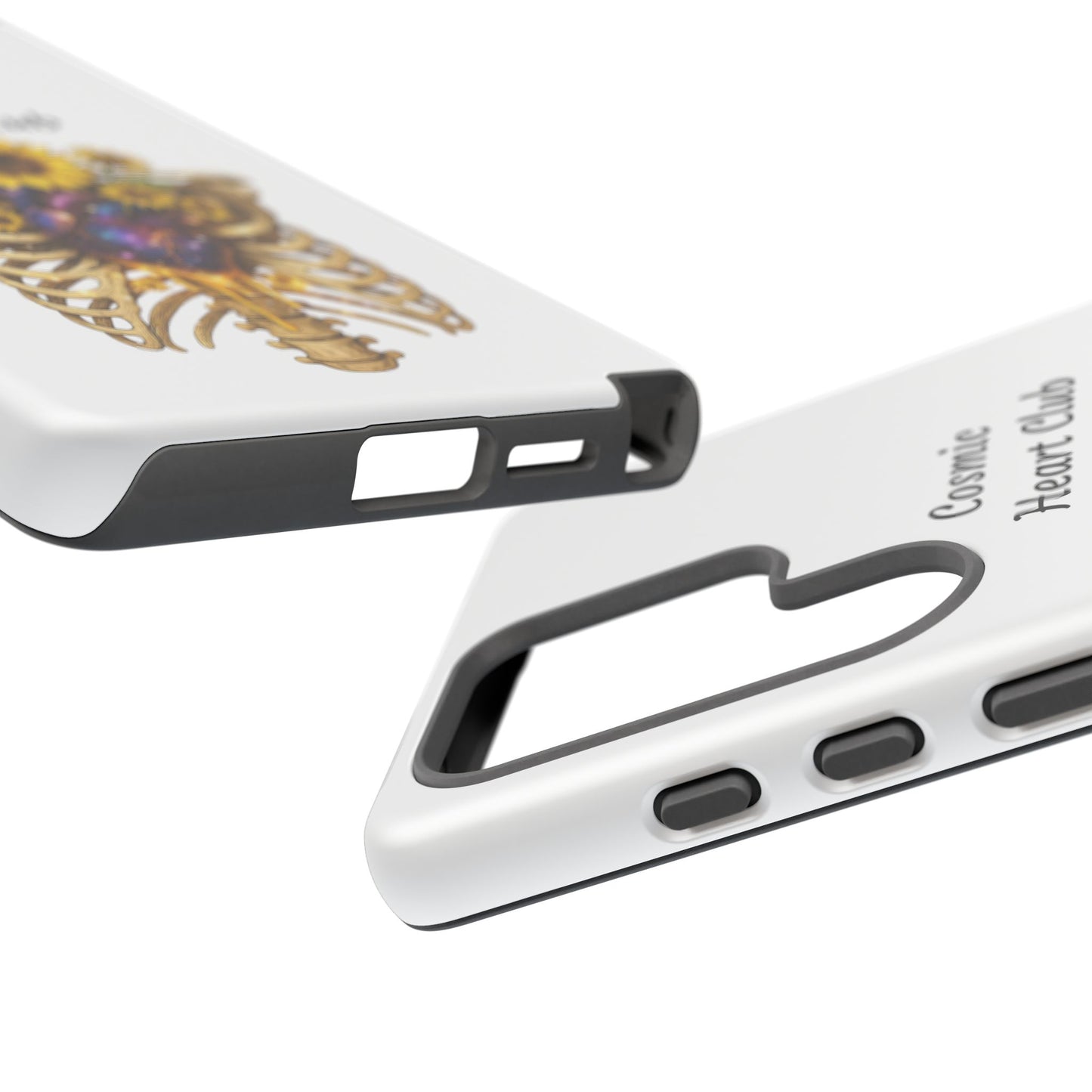 Tough Cases - 'Cosmic Heart Club' Floral Ribcage Phone Case