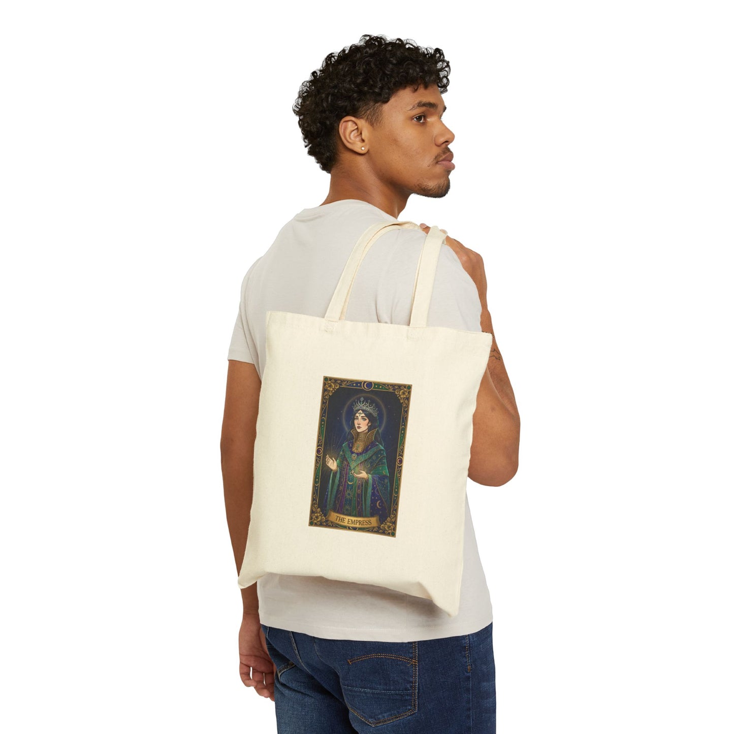 Tarot Arcana Illustration Tote | classic tarot style, mystic card art