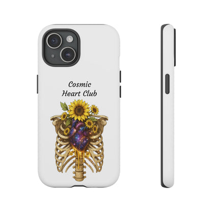 Tough Cases - 'Cosmic Heart Club' Floral Ribcage Phone Case