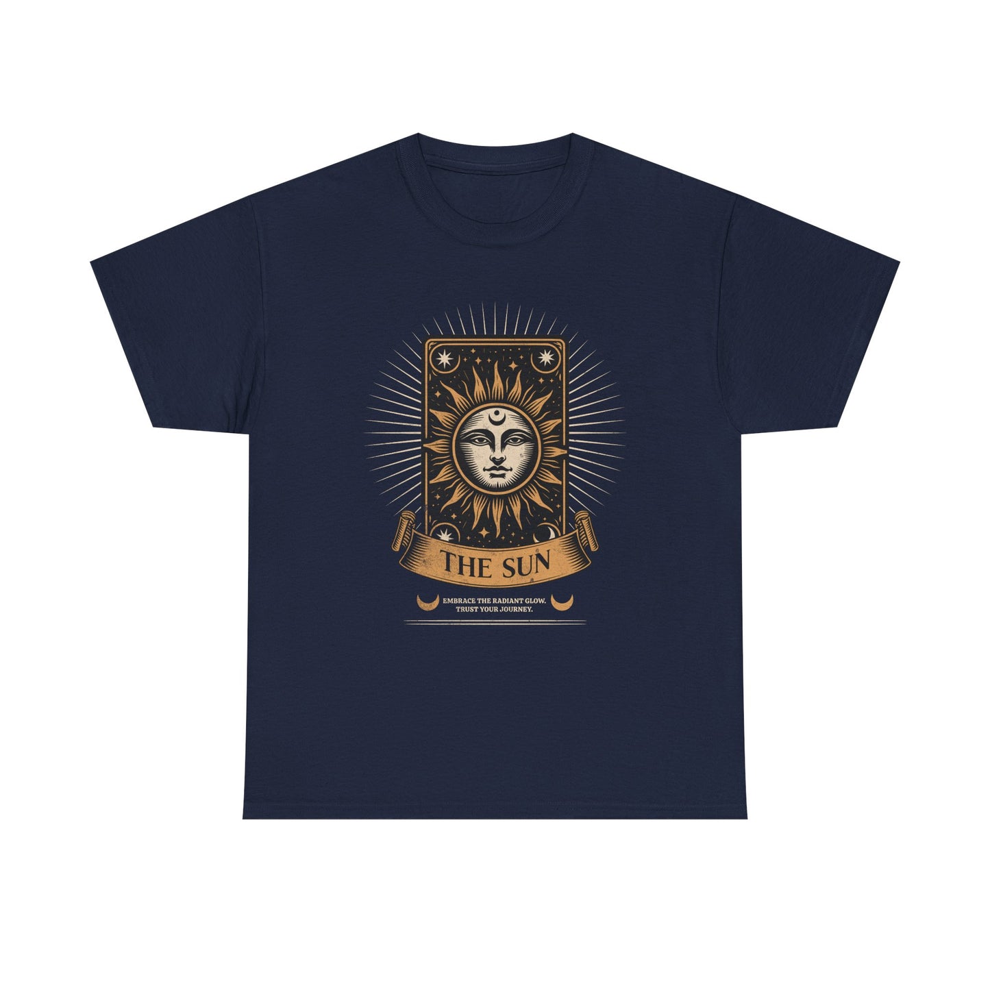 "The Sun" Tarot Tee — Vintage Celestial Sun Card Graphic T-Shirt