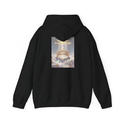 Abundance Is My Birthright Hoodie — Spiritual Affirmation Graphic Hoodie