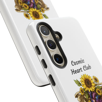 Tough Cases - 'Cosmic Heart Club' Floral Ribcage Phone Case