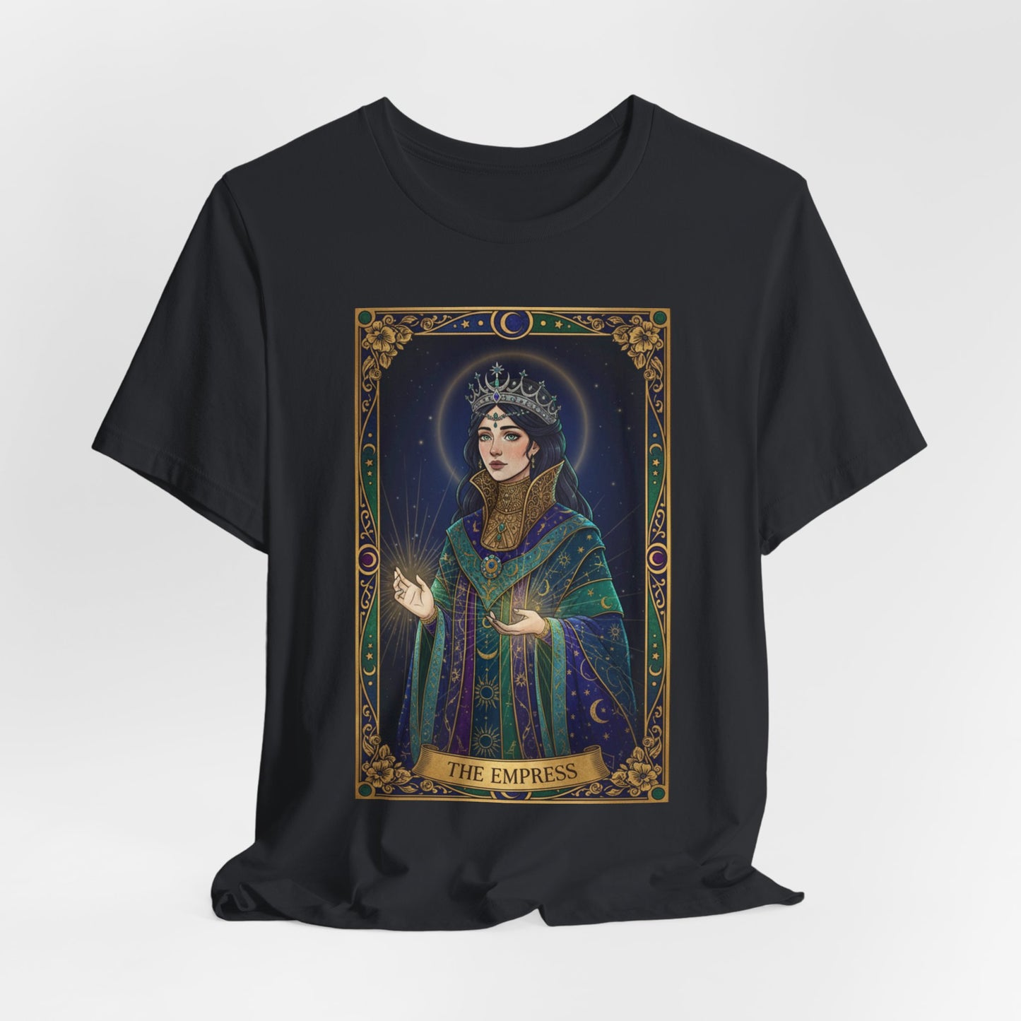 Empress Tarot Card Tee | modern tarot apparel, classic tarot style