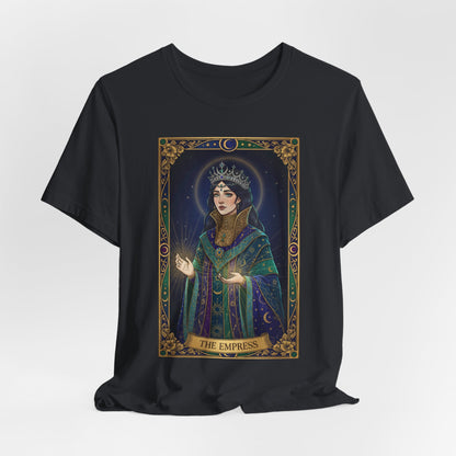 Empress Tarot Card Tee | modern tarot apparel, classic tarot style