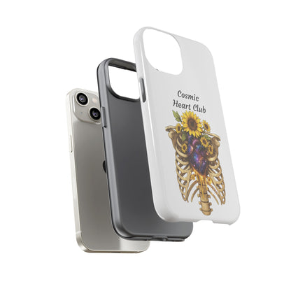 Tough Cases - 'Cosmic Heart Club' Floral Ribcage Phone Case
