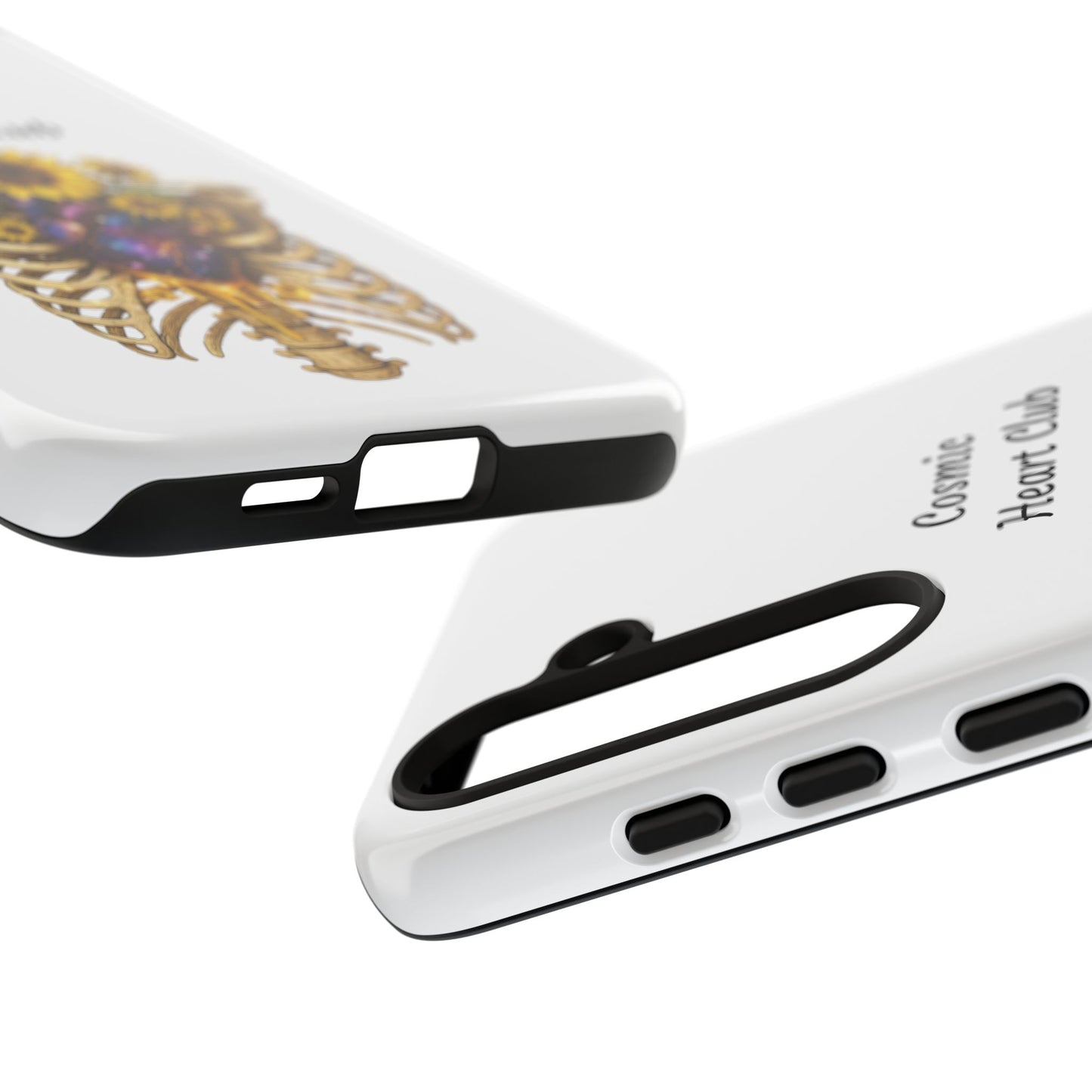 Tough Cases - 'Cosmic Heart Club' Floral Ribcage Phone Case