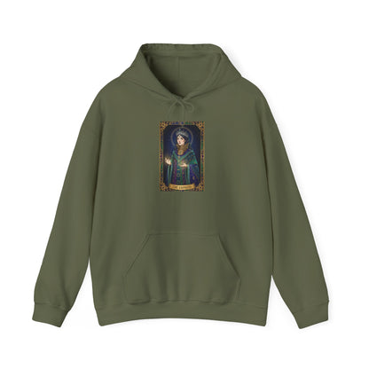 Empress Arcana Portrait Tarot Hoodie | classic tarot style, modern tarot apparel