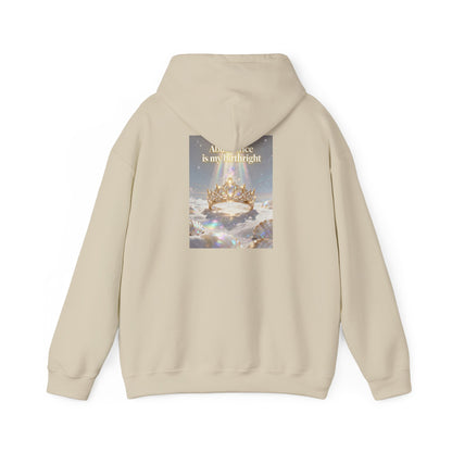 Abundance Is My Birthright Hoodie — Spiritual Affirmation Graphic Hoodie