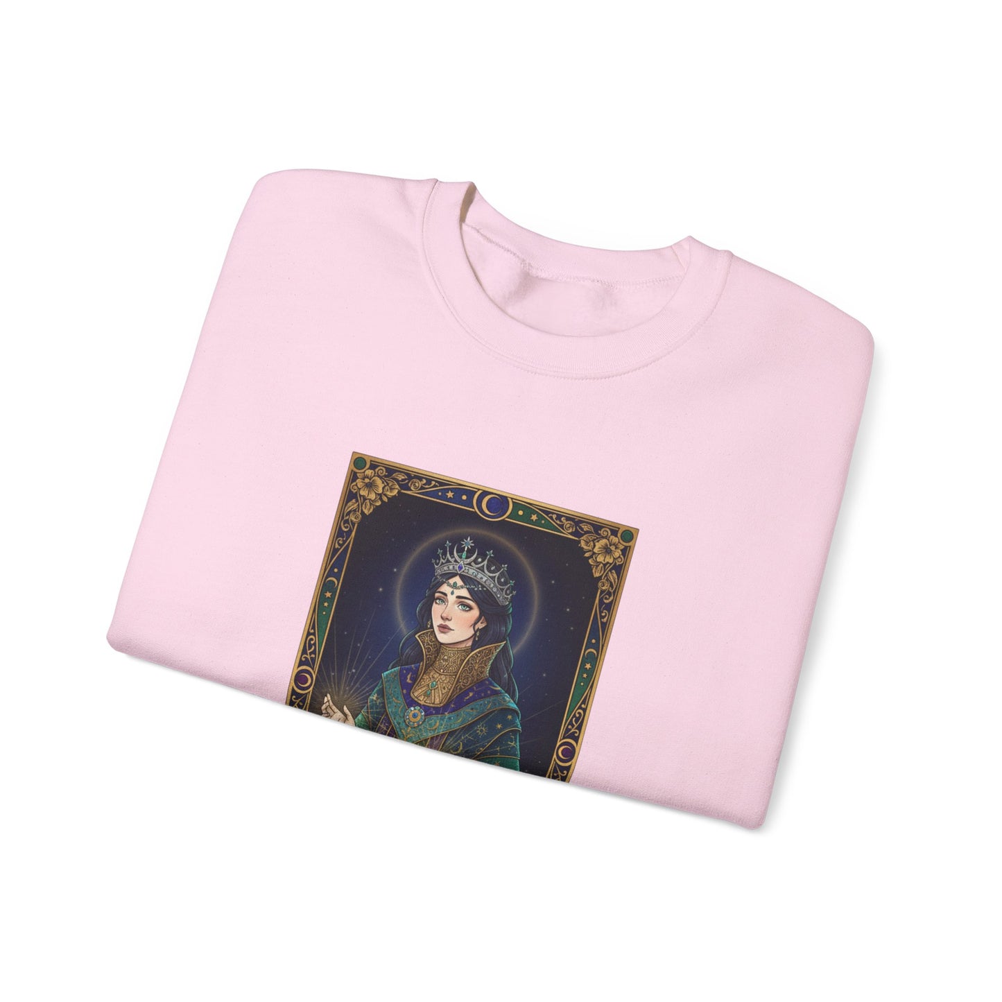 Mystic Empress Tarot Crewneck Sweatshirt | classic tarot style, modern tarot apparel