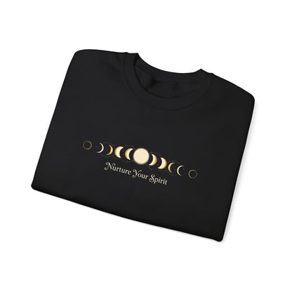 Moon Phase Ritual Sweatshirt — Nurture Your Spirit Lunar-Cycle