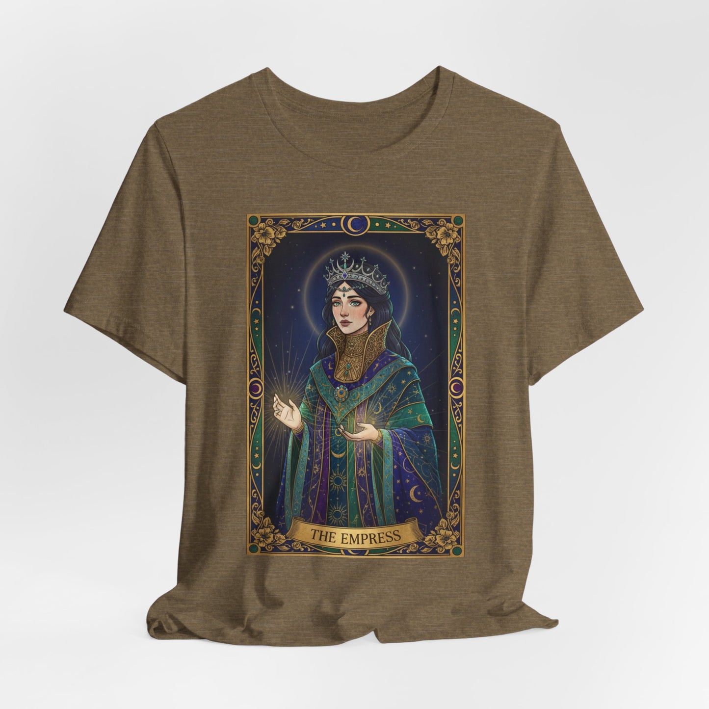 Empress Tarot Card Tee | modern tarot apparel, classic tarot style