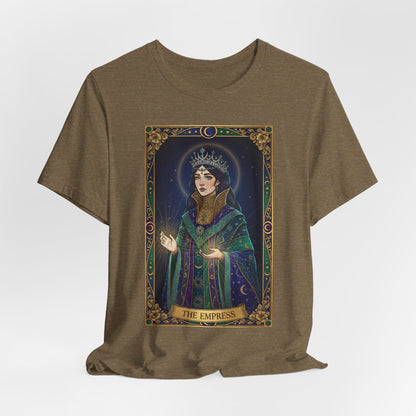Empress Tarot Card Tee | modern tarot apparel, classic tarot style